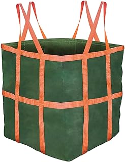 CXCESNS 荷揚げバケツ 1立方メートル 超特大運搬袋 耐荷重2t シートモッコ 角型 大型土のう袋 クレーン用バッグ 重量物用 フレコンバッグ トン袋 再利用可能土のう袋 丈夫な大型バッグ 土砂運搬用 産業廃棄物用土のう袋 災害対策用 農...