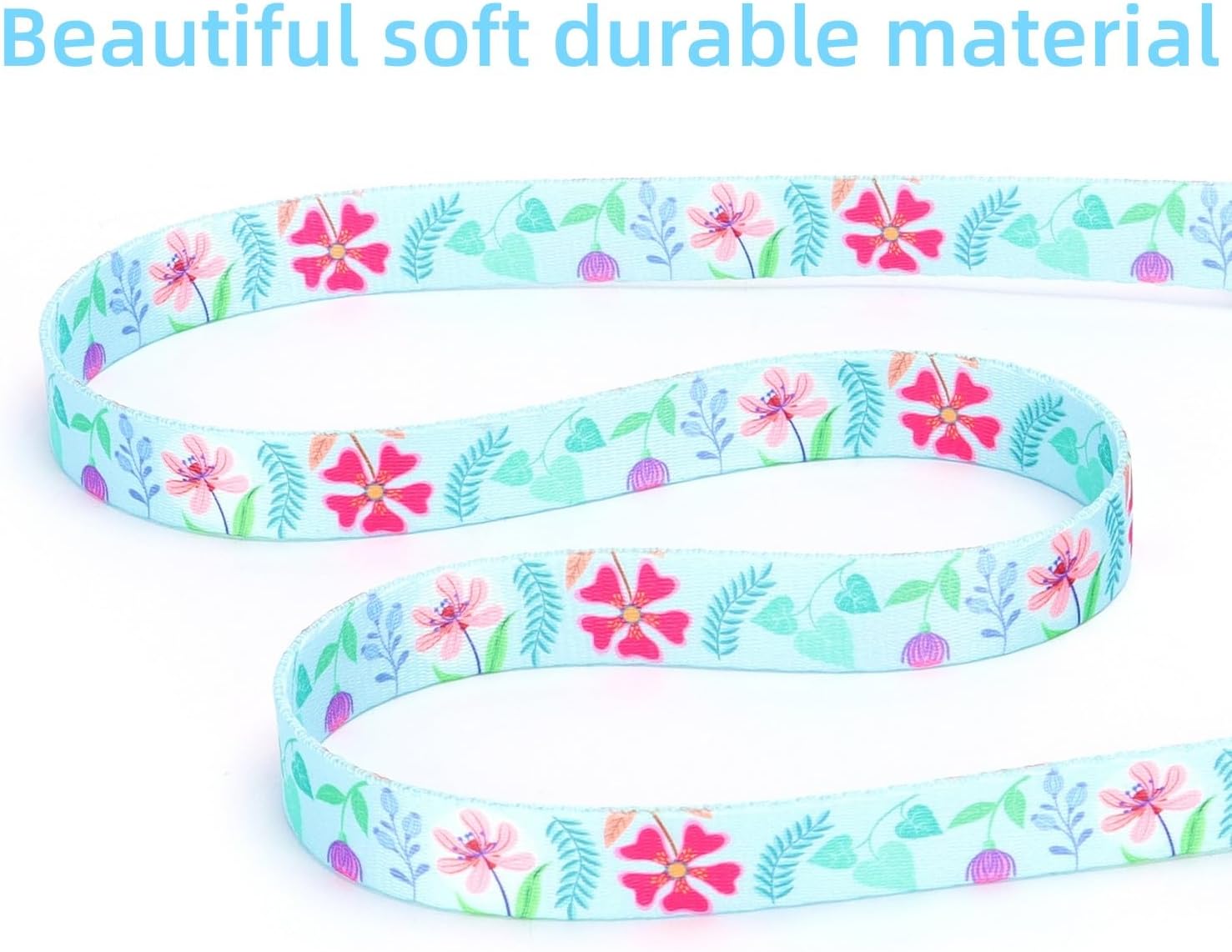 Moonpet Personalized Custom Customized Dog Collars Leash Airtag Holder Case Set with Engraved ID Name Plate Phone Number for Puppy X-Small Small Medium Large X-Large Boy Girl Dogs-Verdure Flower-M