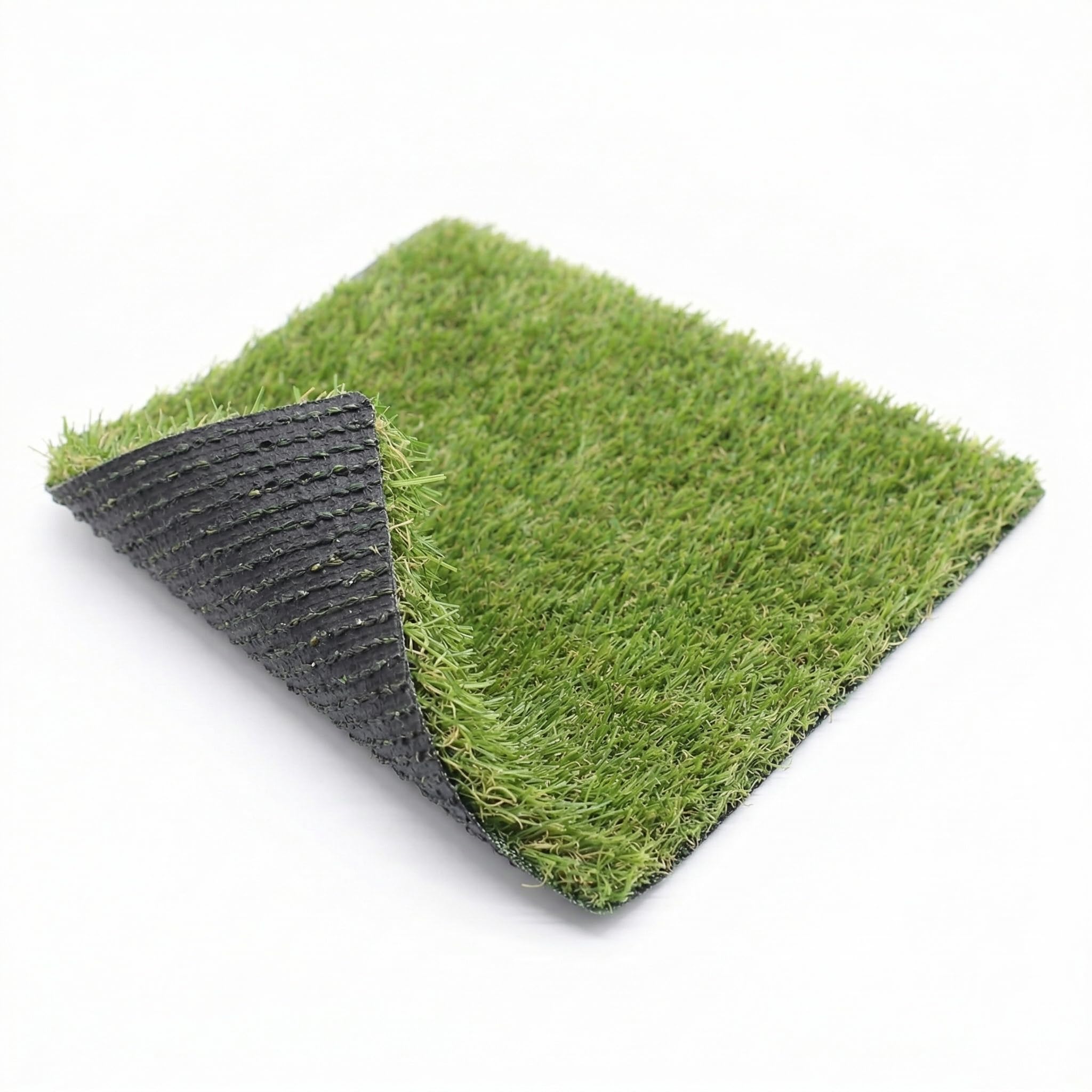 BONERVA Césped Artificial BOLONIA 28 mm en Rollo, Aspecto Natural Realista, 4 Colores, Hilo en C, Protección UV, Drenaje Rápido, para Terraza, Balcón, Jardín y Exterior Decorativo (1x4 Metros)