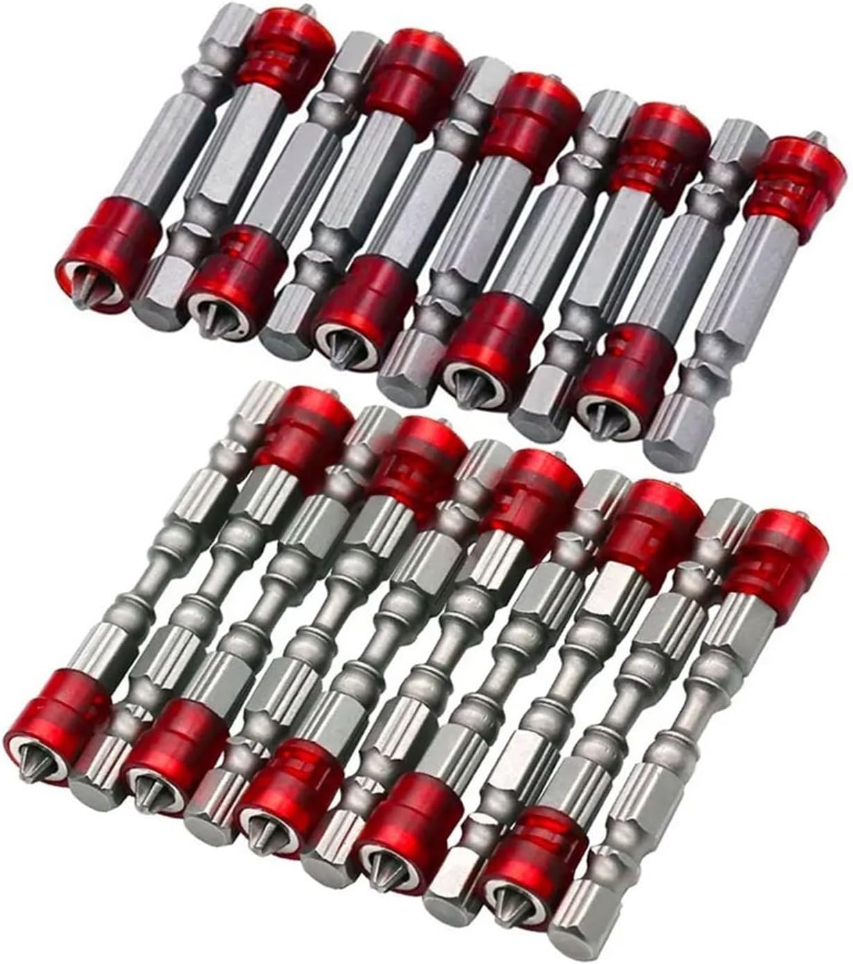 Magnetic Screwdriver Bit PH2 Cross-head 5/10Pcs Screwdriver Holder Ring 1Pcs(5 pcs 50mm)