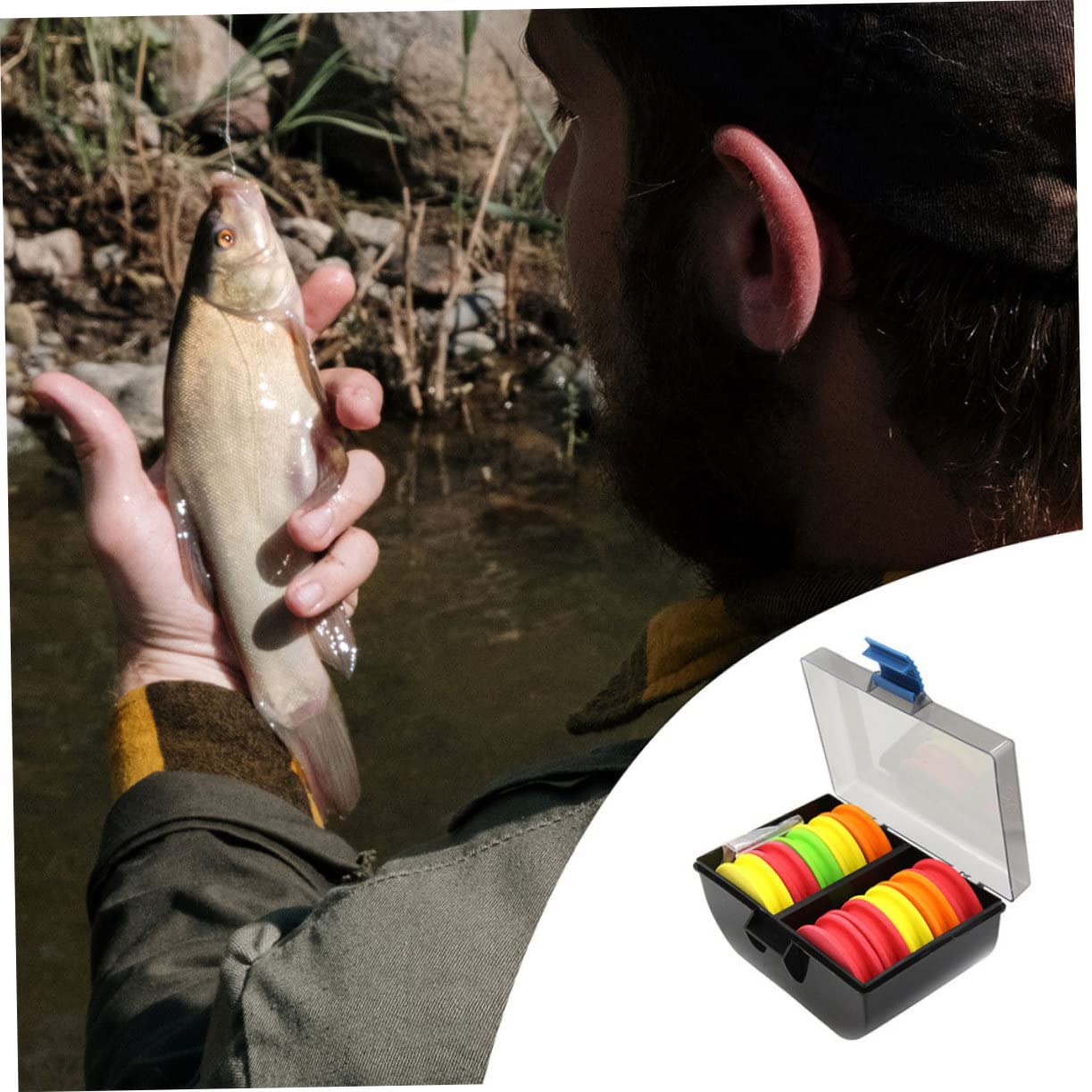 Happyyami 10Pcs Fishing Line Spool Durable Winding Board for Easy Organization of Fishing Accessories Mixed Colors for Enhanced Fishing Experience