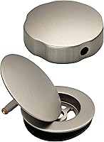 Vista 6 de Westbrass A50TE-07 - Moldura de repuesto estándar de 1-1/2 pulgadas para ensamblajes de desagüe de baño de accionamiento por cable, paquete de 1