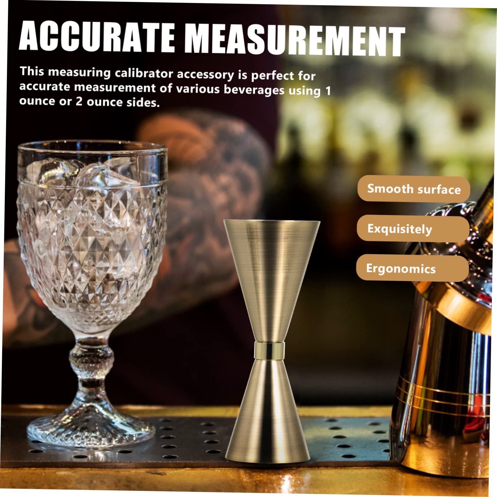 Cabilock 3 Pièces Mesureur De Vin Double Face Jigger Shot Mesure Jigger Mesure Tasse Double Face Cocktail Jigger Vin Tasse À Mesurer Mesurer Jigger Vin Tasse Boisson Tasse À Mesurer Bar