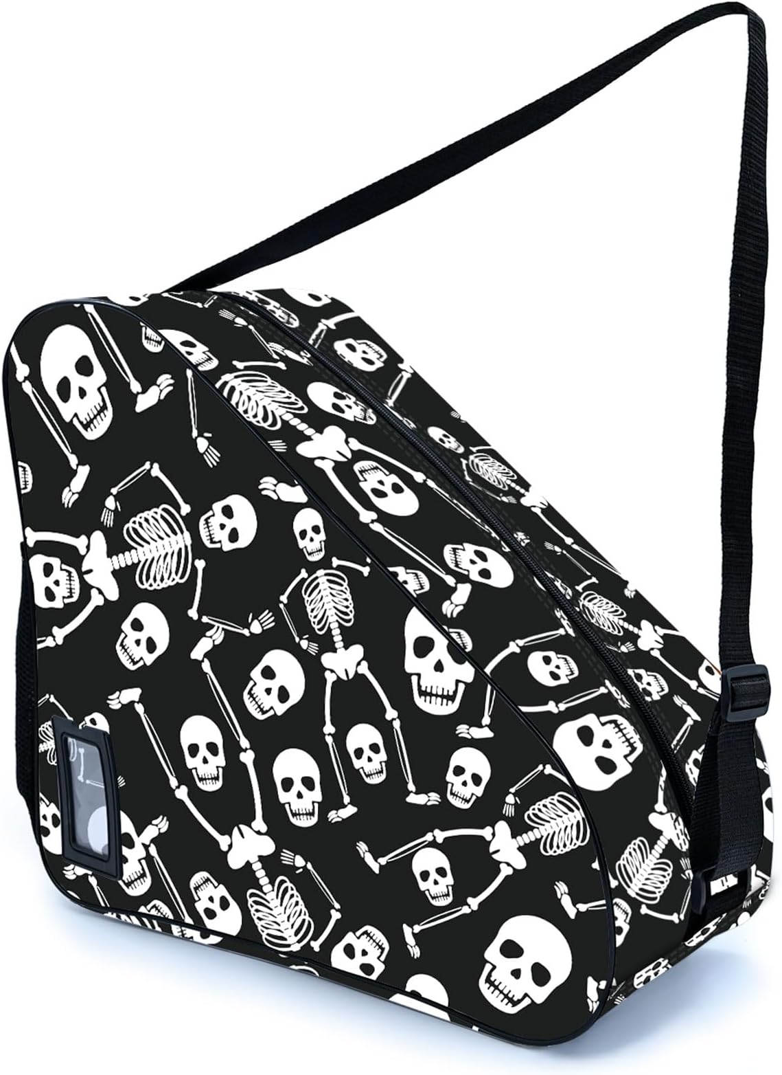 - Camo Print Skate Bag For Ice Roller Inline Skates With Adjustable Shoulder Strap Fit Women Men Adults