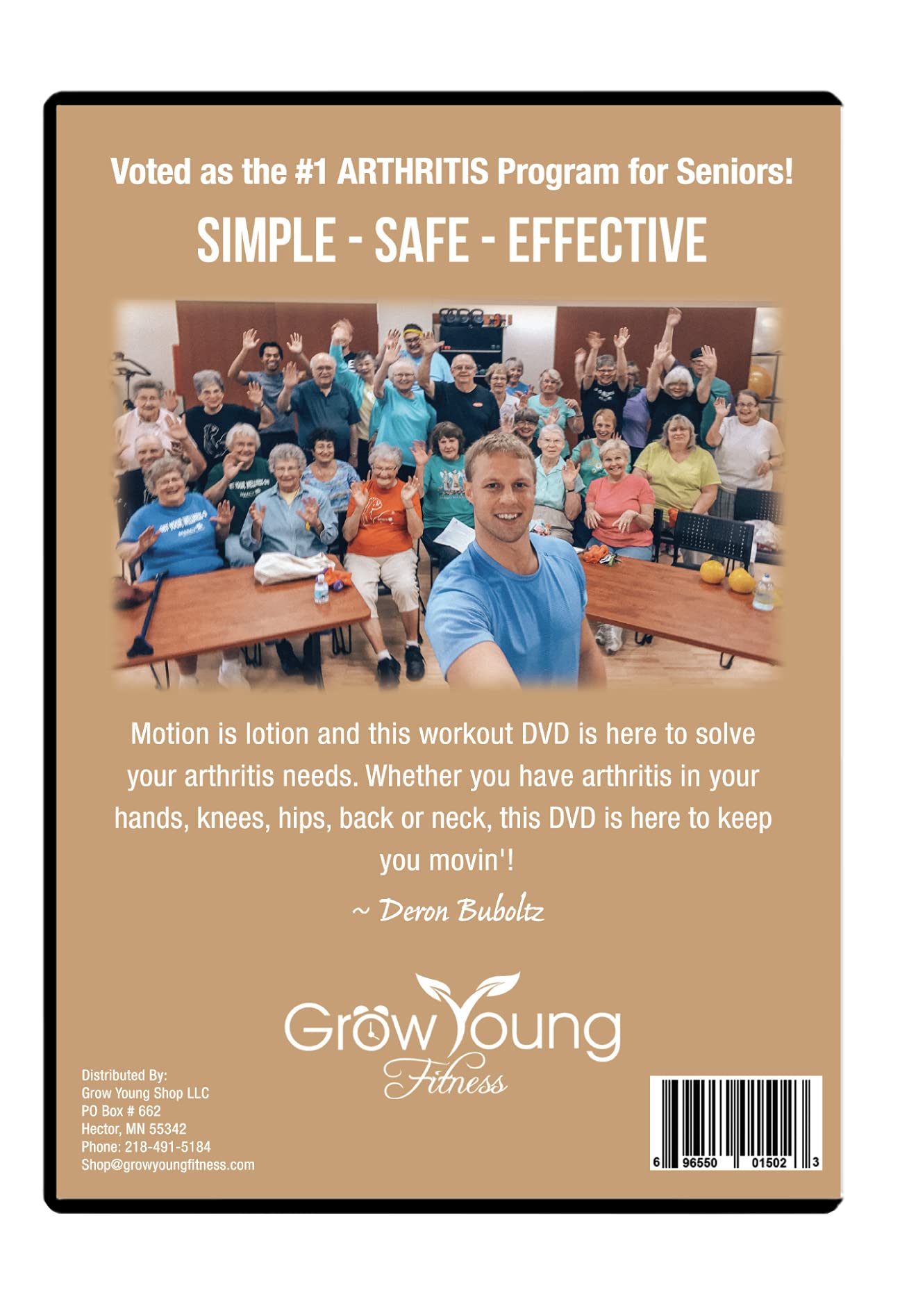 Grow Young Fitness Rozdział pierwszy z zapaleniem stawów dla osób starszych - rozciągnij i wzmocnij biodra w domu - proste, bezpieczne i skuteczne DVD treningowe dla seniorów