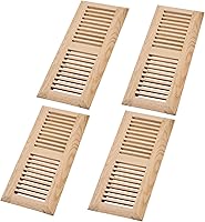 Vista 15 de Registro de piso de roble blanco de madera dura, cubierta de ventilación, 4 x 10 pulgadas, sin terminar Blanco (White Oak)