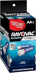 Pilha, Rayovac, Alcalina 208010, Azul, Aa, Pequena, Pacote de 32