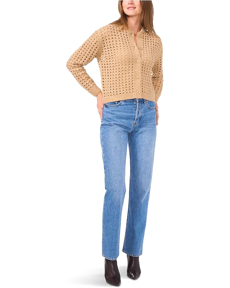 Vince Camuto Pointelle Long Sleeve Cardigan - #3 of 4