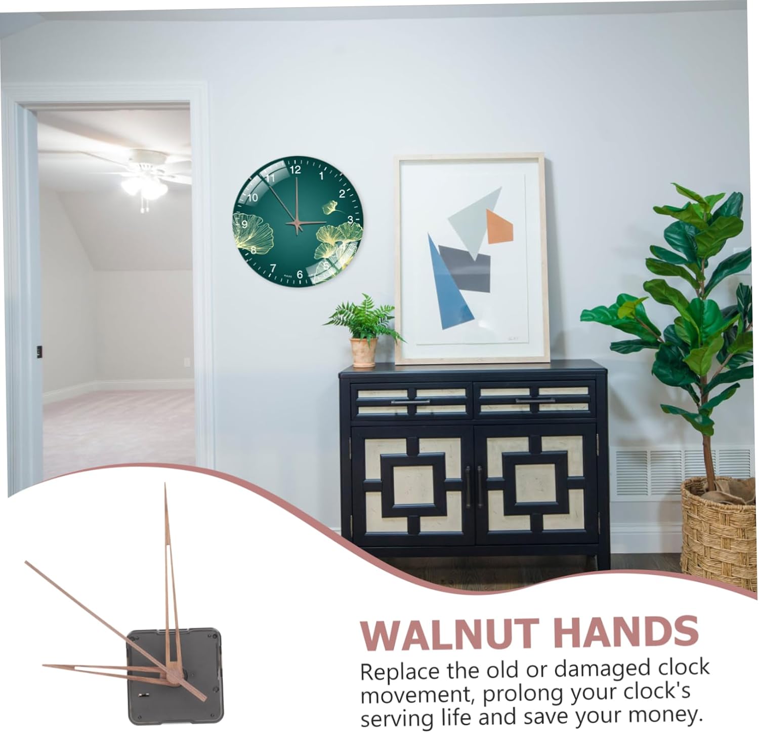 Gadpiparty 2sets Quartz Clock Mechanism Clock Hands Silent Movement and for Home Decor