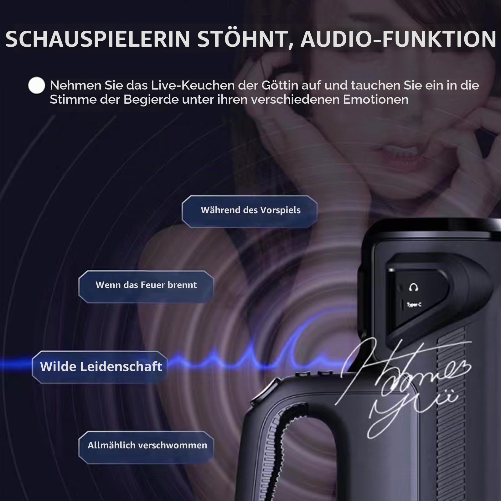 Elektrischer Masturbator Handfrei Cup Mit 10 Stoßfunktion Teleskopfunktion Massagefunktion,Taschenmuschi Masturbieren Für Männer Penis Masturbatoren