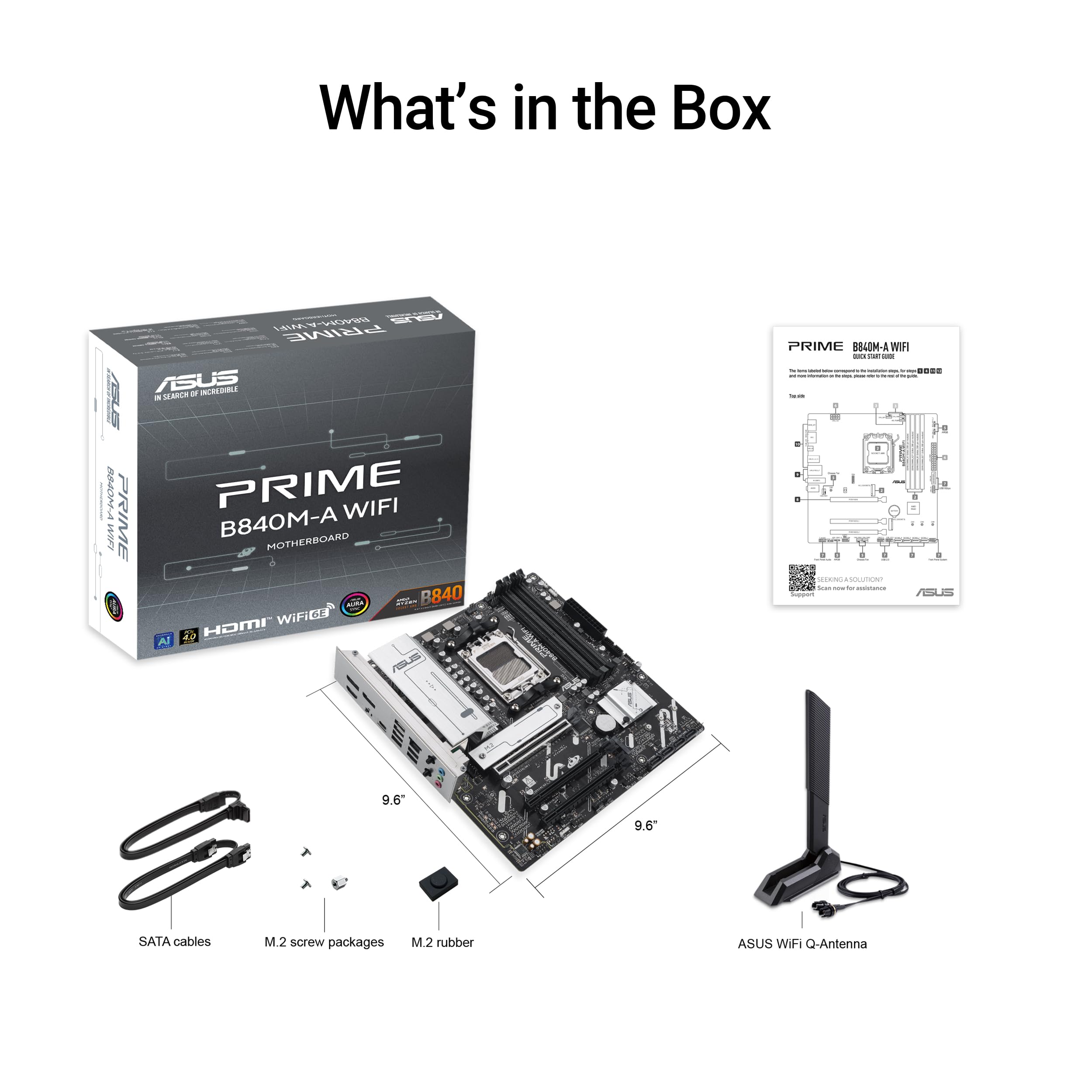 新品未開封　asus ASUS PRIME B840M-A WIFIマザーボード PRIME B840M-A WIFI-CSM｜マザーボード｜ASUS 日本