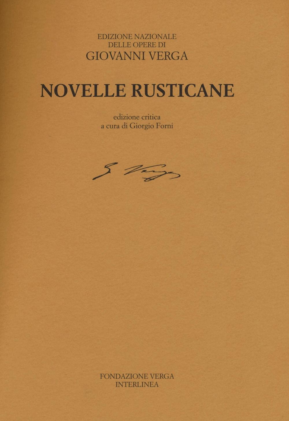 Novelle Rusticane. Ediz. Critica - 4