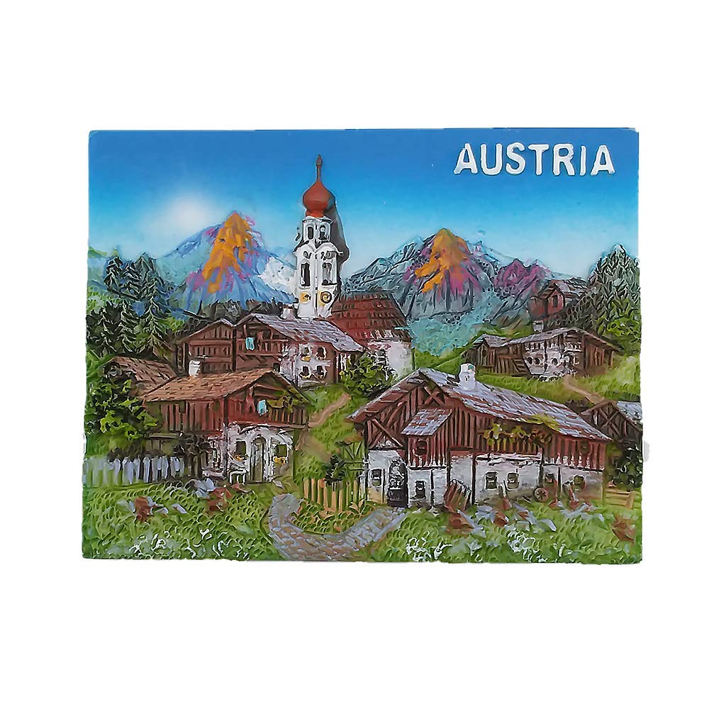 Austria Fridge Magnet Souvenir Gift Collection Home kitchen Decoration Whiteboard Magnetic Sticker, Austria Refrigerator Magnet