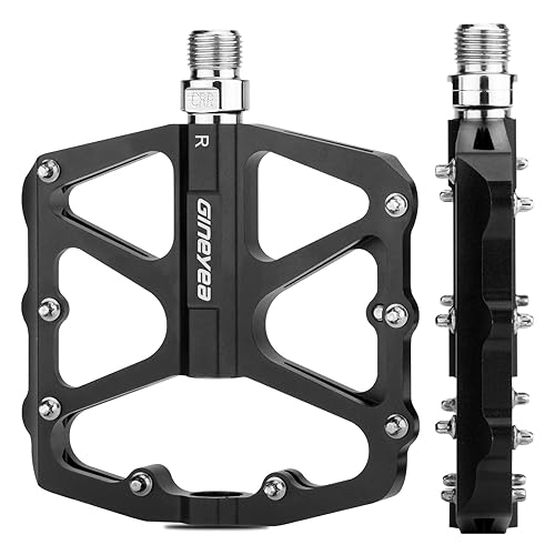 Bike Pedals, Universal Fit Bicycle Pedals Aluminum 9/16" Sealed Bearing