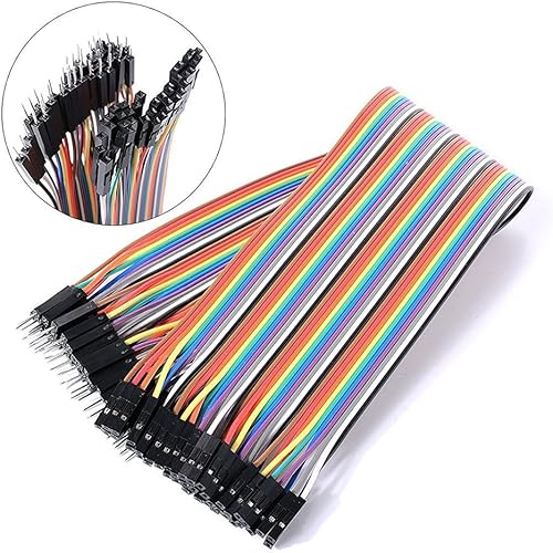 Miniatura 3 de HiLetgo 120 unidades/3 x 40 piezas de cables de puente de tabla de pan Prototipo Dupont Wire macho a macho, macho a hembra, hembra a hembra, 0.100