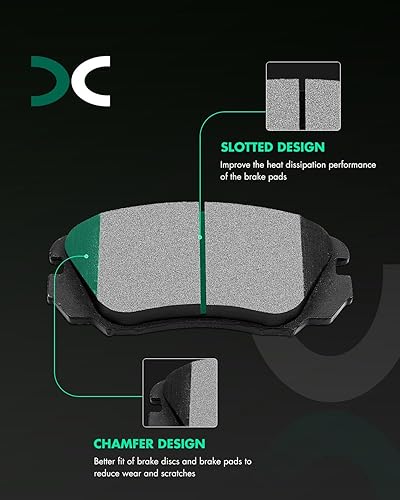 Miniatura 120 de SCITOO D1629 Ceramic Brake Pads Sets Front Fit For Dodge For Durango,For Jeep Grand Cherokee,For Mercedes-Benz