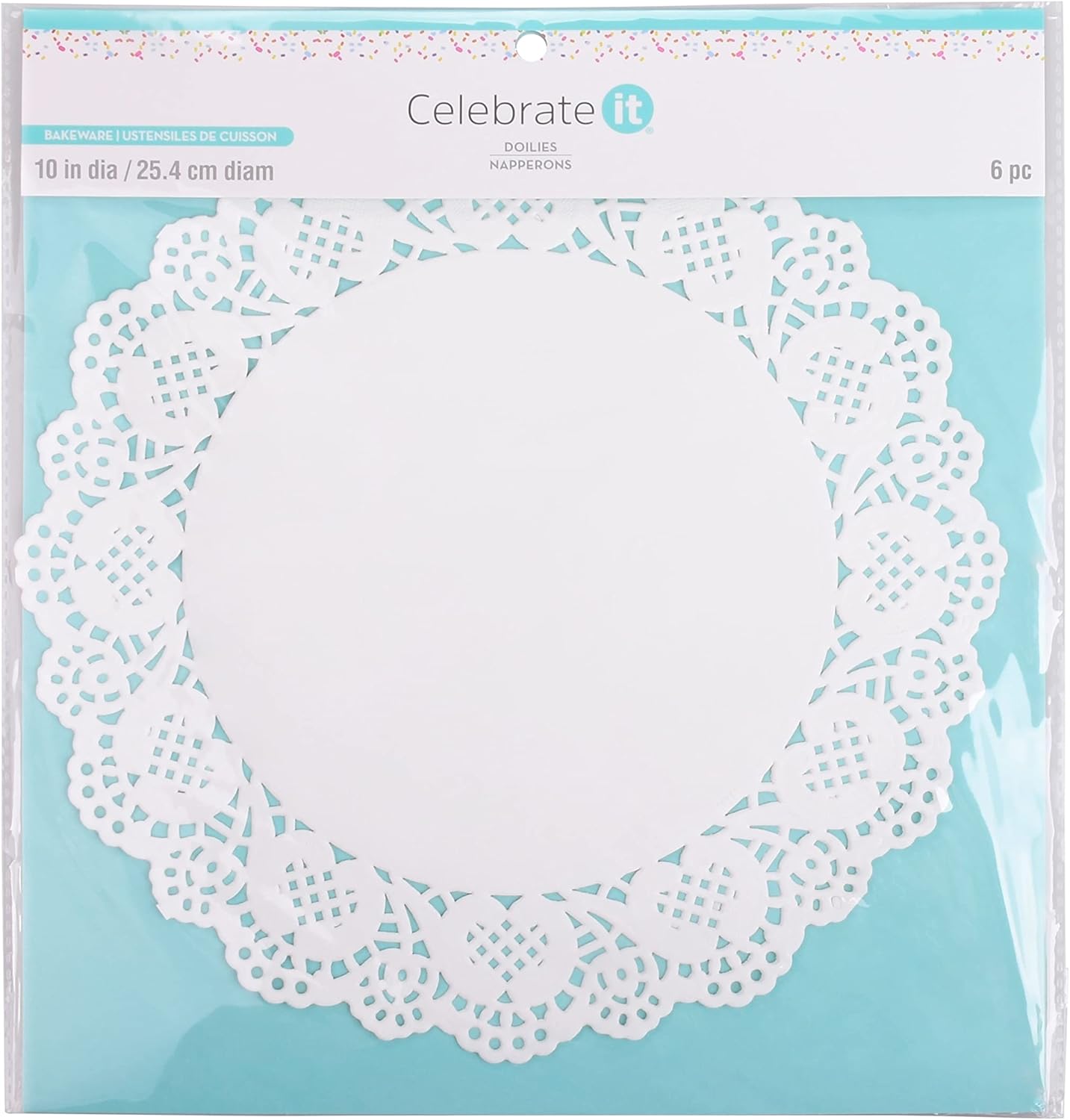 Celebrate It 10" Paper Doilies, 12 Packs: 6 ct. (72 total)