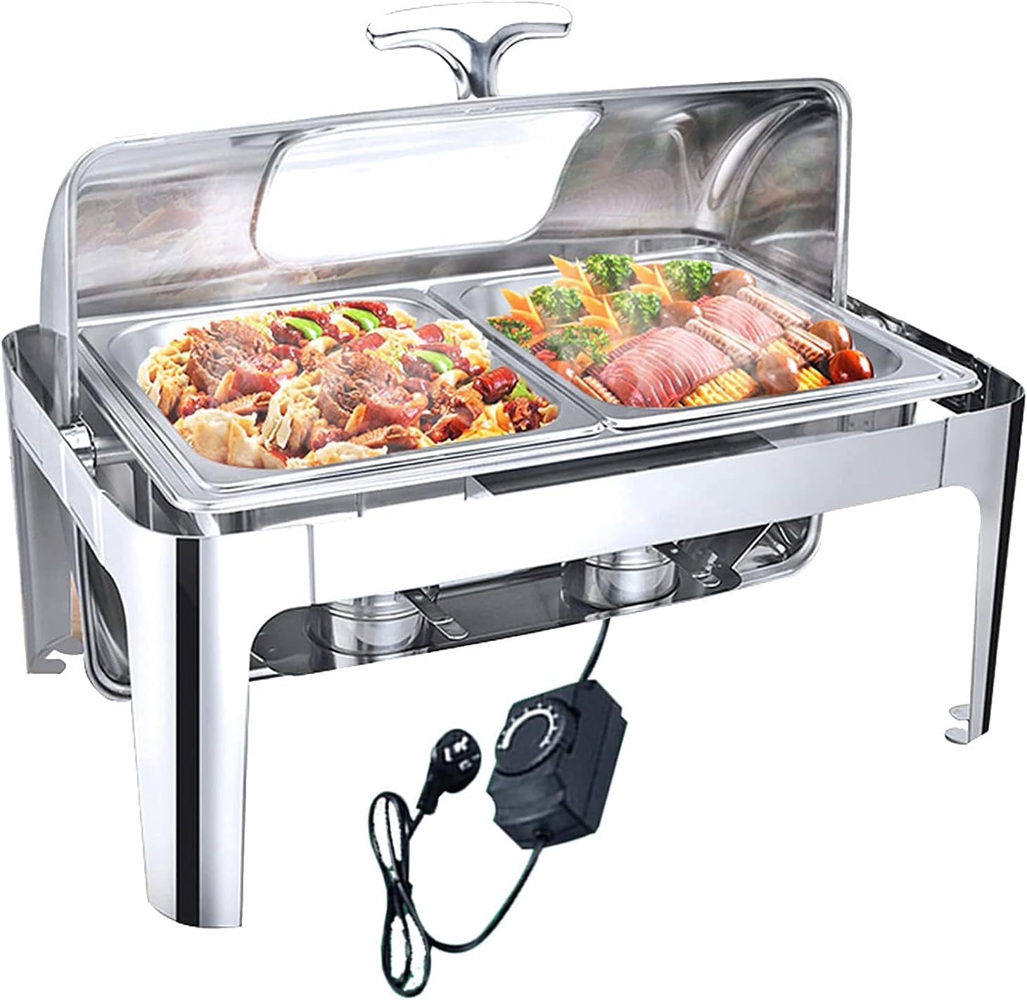 Food Warmers Electric For Parties Buffets, 9L/13L Stainless Steel