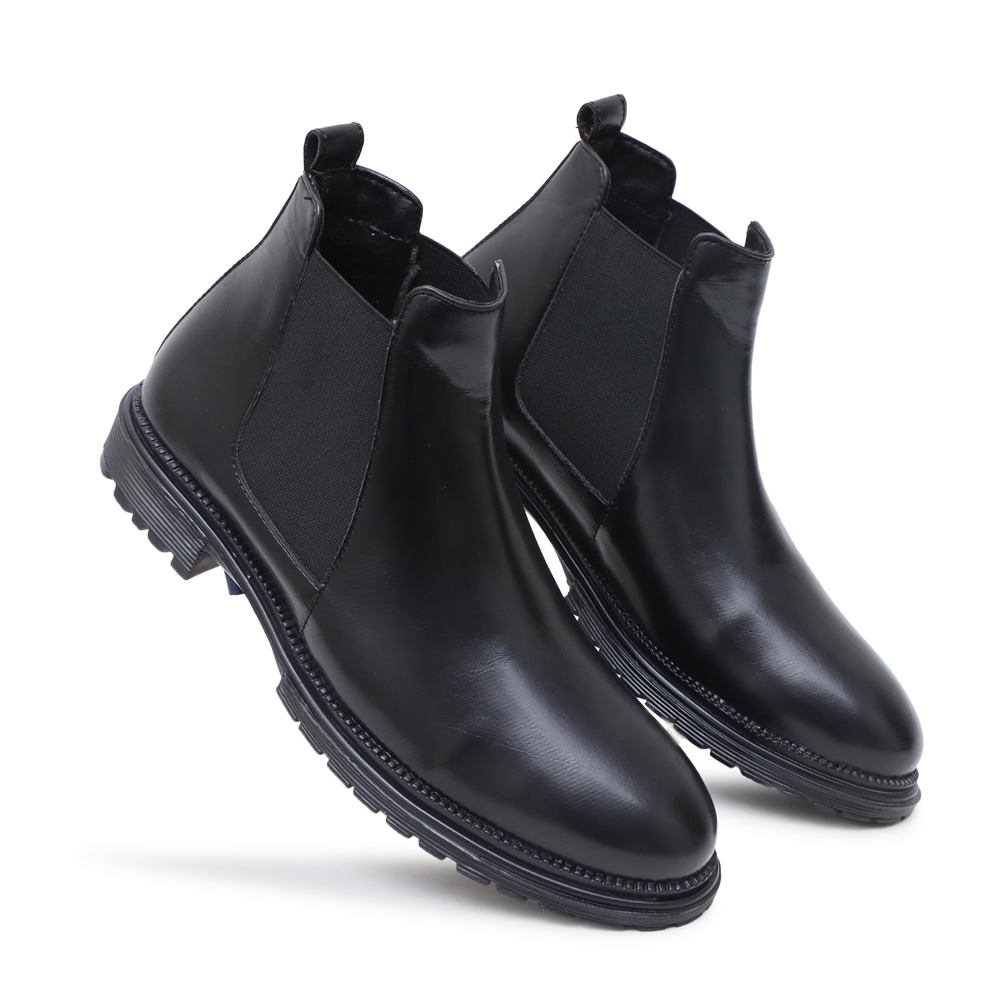 Buy SHUAN synthetic leather formal chelsea boots for men at Amazon.in