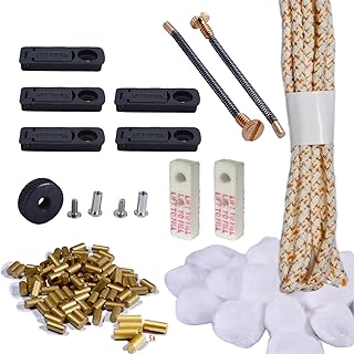 Universal Gasoline Lighter Repair Kit for Fluid and Butane Lighters-100+ Flint and 5A Flint,Durable 1m Wick, Cotton, Rubbe...