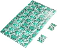 Vista 1 de Fielect 50 unids placa PCB de doble cara SOP16 16P 1.27/SSOP16 16P 0.65 a DIP adaptador PCB Junta convertidor SMD para placas de práctica