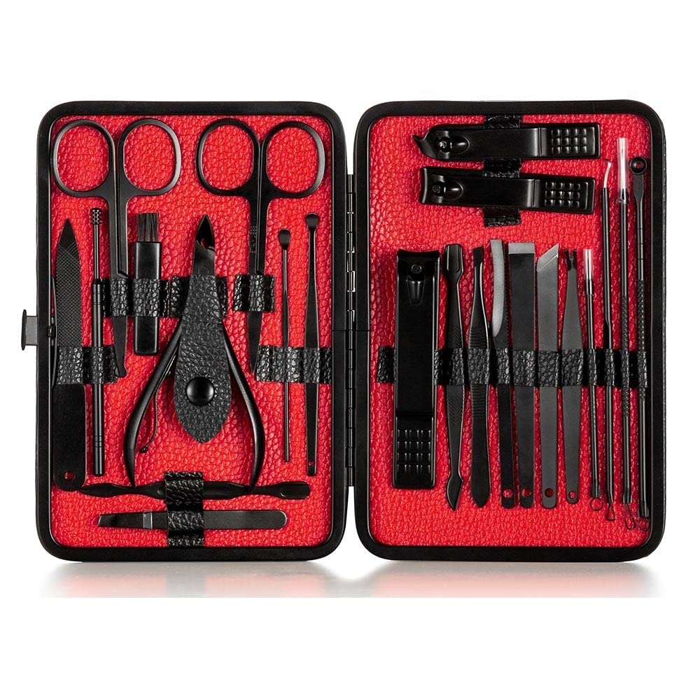 Set de coupe-ongles professionnels SCRUBY avec étui de transport et accessoires de pédicure - 3