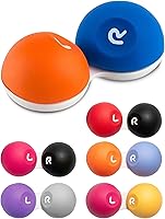 Sports World Vision 6-Pack Soft Grip Contact Lens Cases - Leakproof Screw Top Travel Storage with Anti-Slip Rubber & L/R Labels