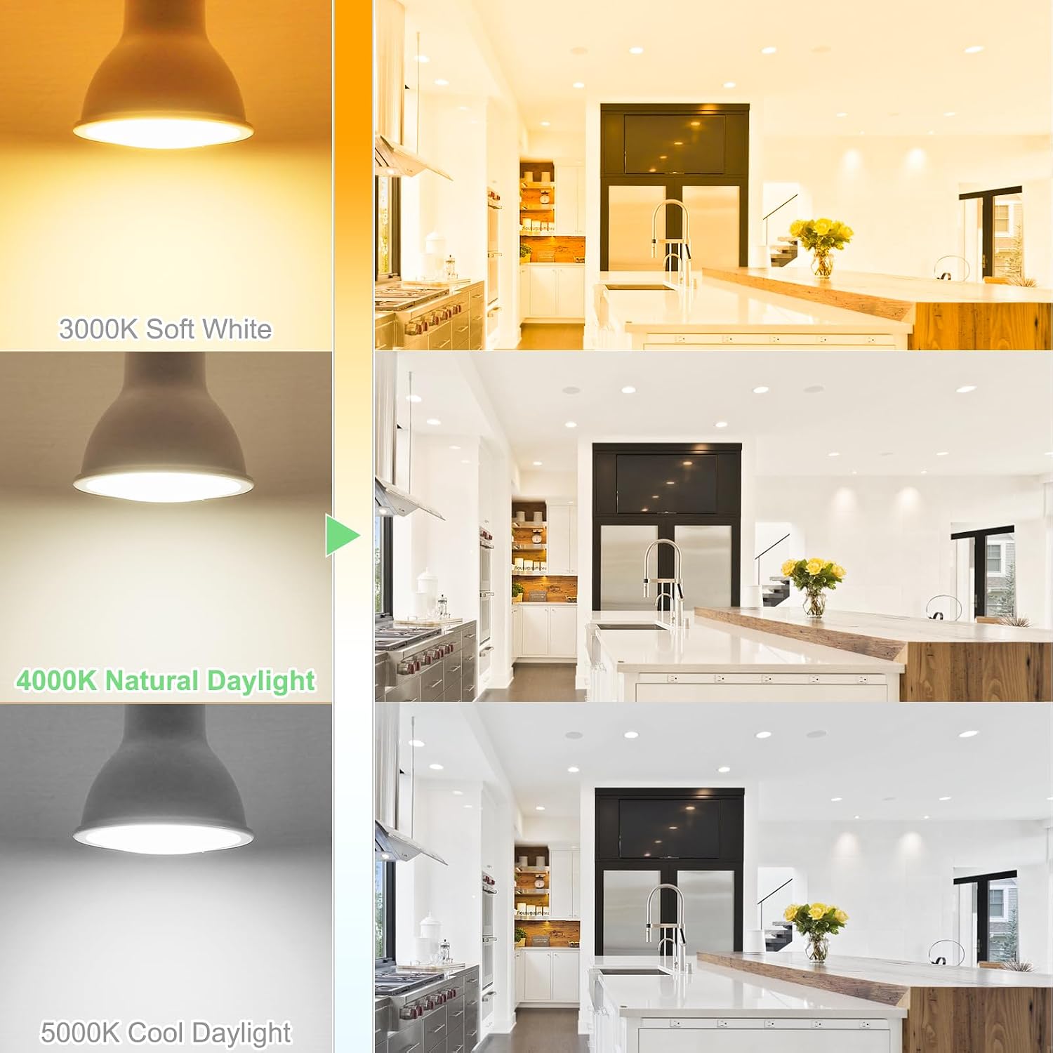 GU10 LED Light Bulbs 50W Halogen Equivalent 4000K Natural White image 4