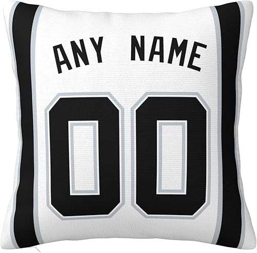 Miniatura 6 de San Antonio - Funda de almohada personalizada con cualquier nombre y cualquier número, almohada personalizada para hombres y jóvenes