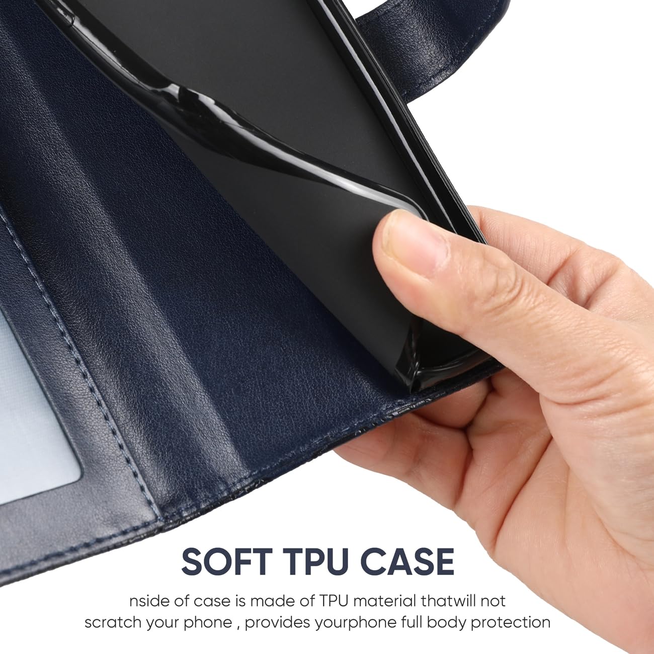 Case For Redmi Note 13 Pro 4G/Poco M6 Pro 4G 23117RA68G Wallet Case
