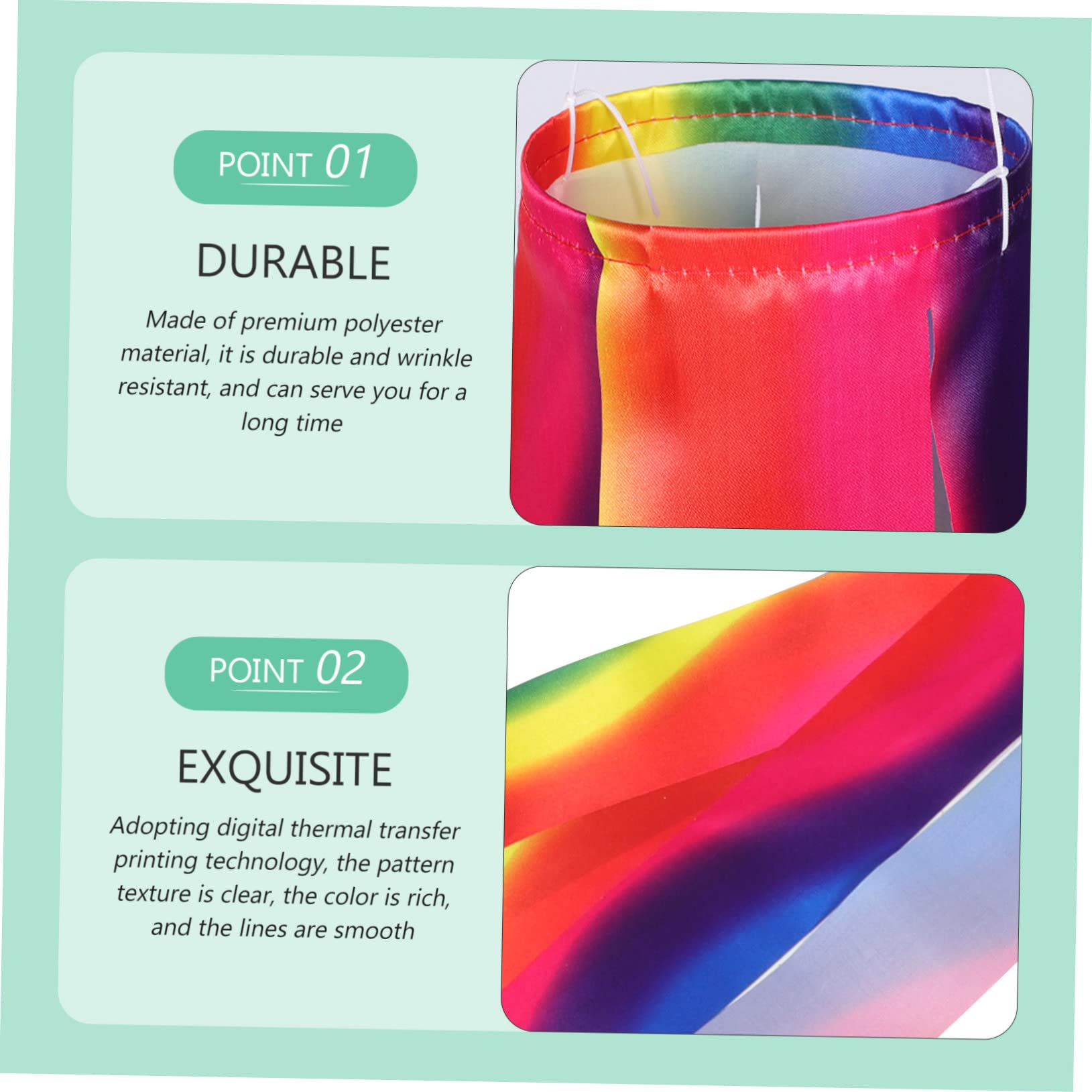 UPKOCH 3 Set Bandiera del a Forma di Drago di Grandi Dimensioni per Decorazione Prato Decorazioni Decorative da Appendere Manica a appesa Panno in Poliestere Arancia