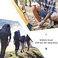 Vista 5 de OMUKY Mosquetones multicolor Clips de gancho Accesorios de camping Hebilla para senderismo al aire libre Viajar