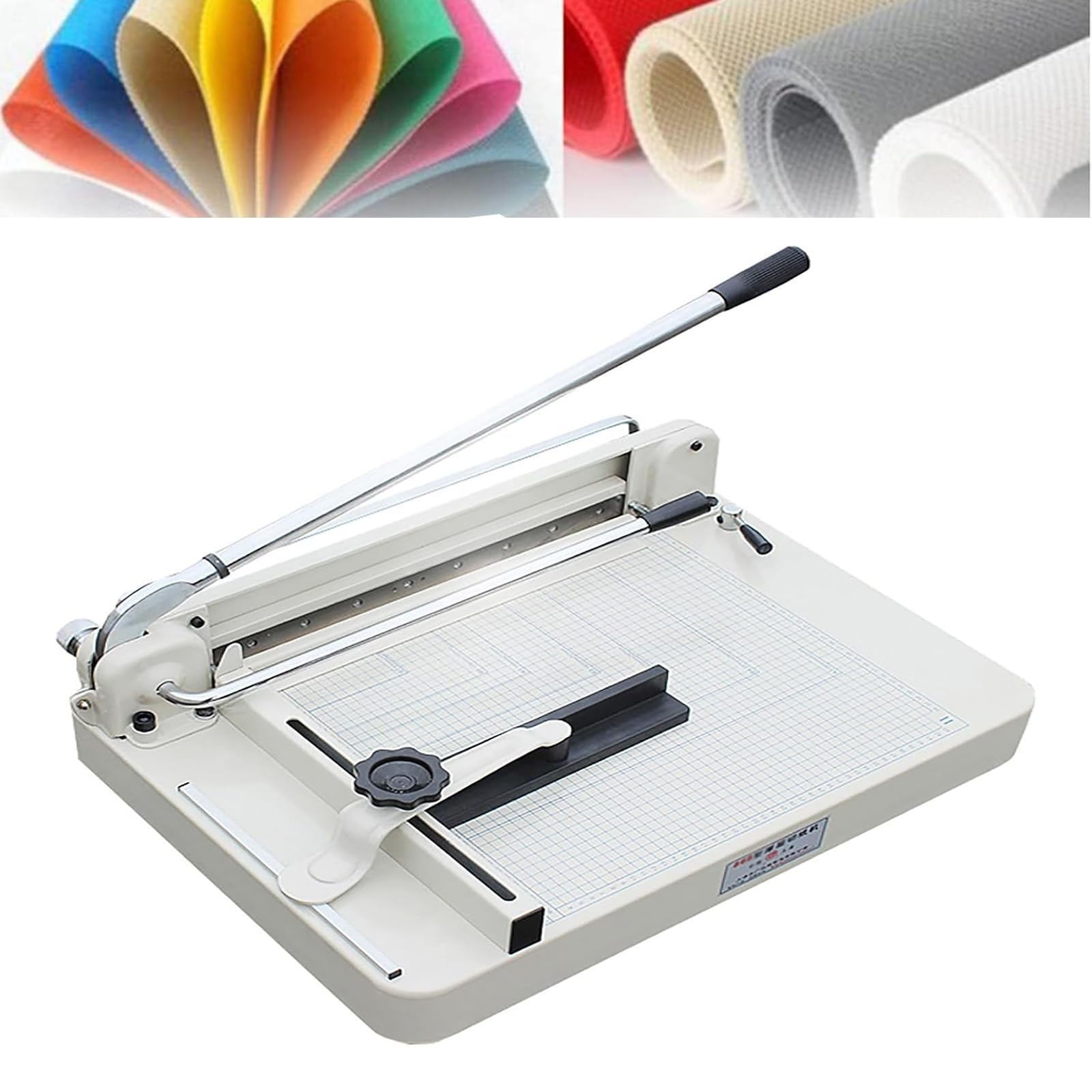 Taglierina a ghigliottina, resistente, A3, 420 mm, capacità 400 fogli, per ufficio e scuola