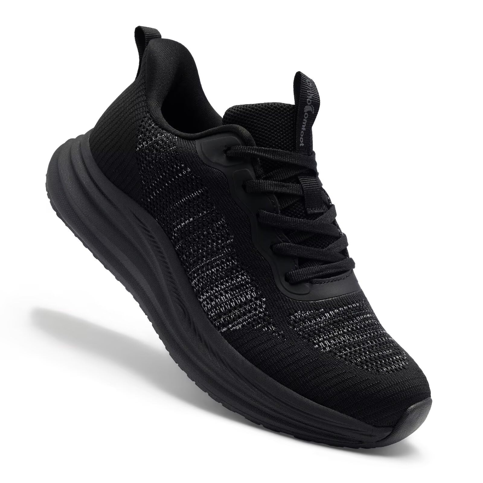 OrthoComfoot Men's Orthopedic Road Running Shoes: Comfortable Casual Arch Supports Plantar Fasciitis Orthotic Athletic Sneakers, Casual Sports Tennis Work Walking Shoes for Foot Heel and Pain Relief