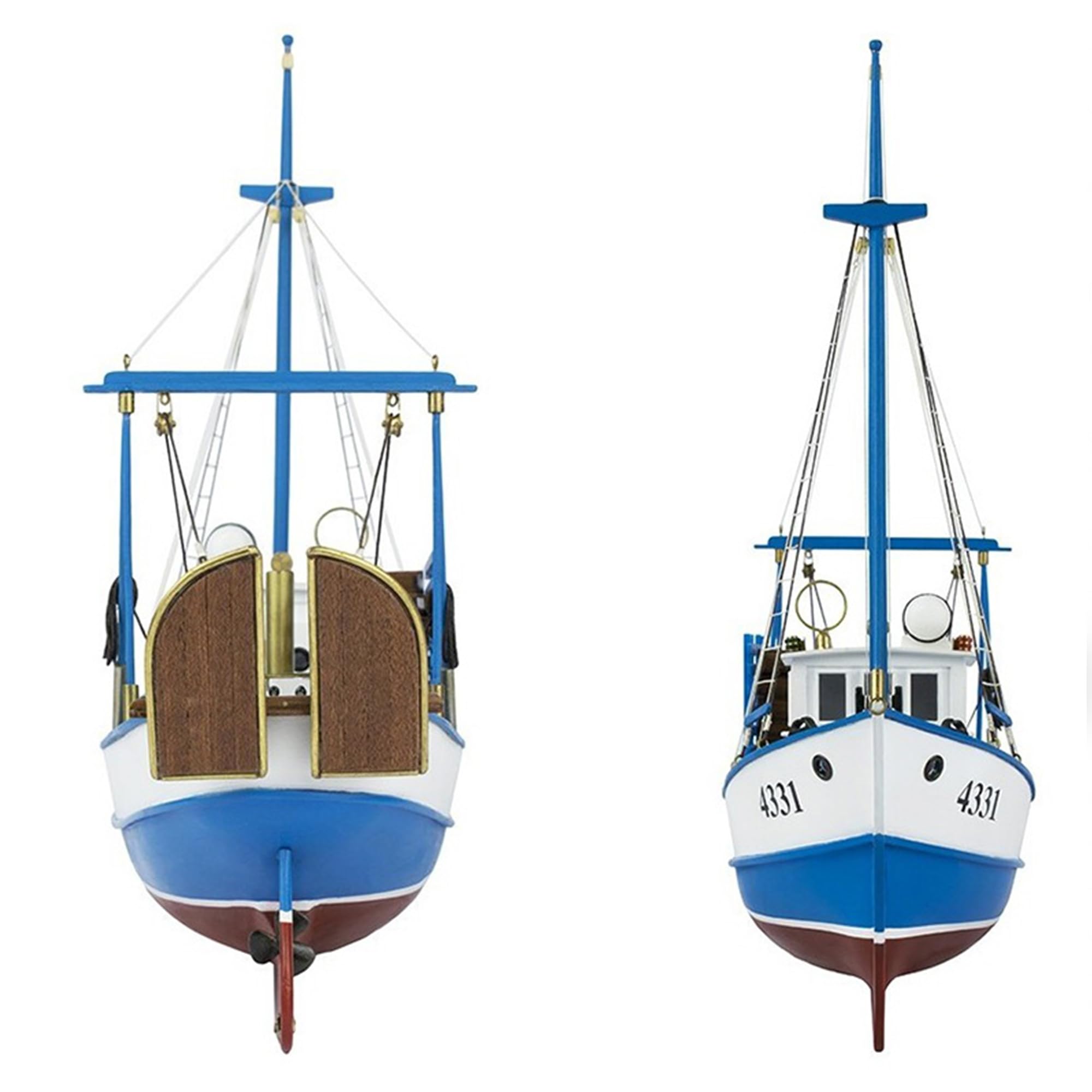 希少❗️Soclaine社　マグロ漁船 木製船舶模型組み立てキット　フランス製 希少❗️Soclaine社 マグロ漁船 木製船舶模型組み立てキット