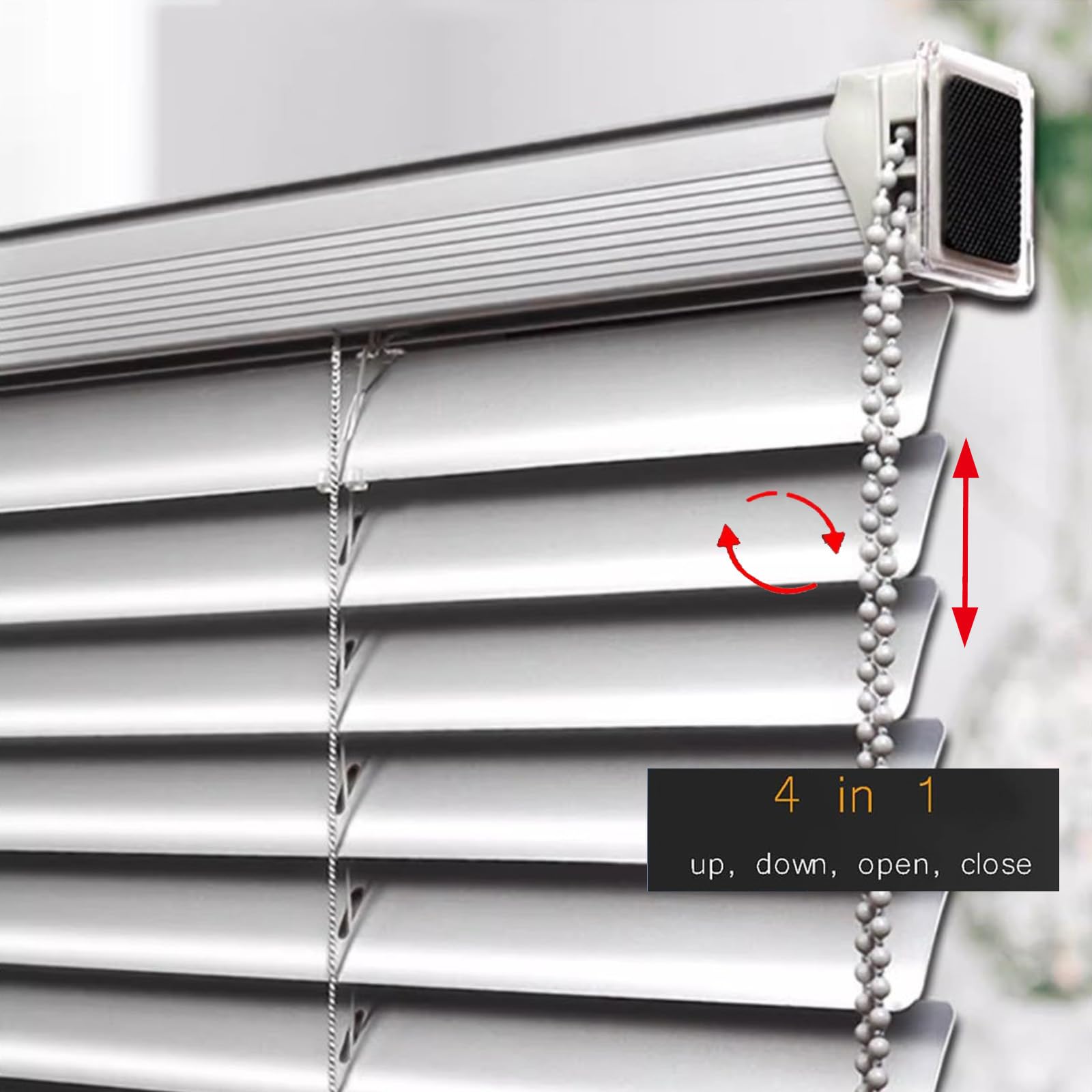 Persiane Veneziane Alluminio 170x250 Cm - Tende Oscuranti Regolabili Per Casa E Ufficio - Foto 5