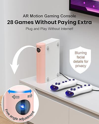 Miniatura 7 de Consola de juegos AR Motion para niños sistema de videojuegos de TV Plug and Play para juegos físicos en interiores, diversión familiar interactiva,