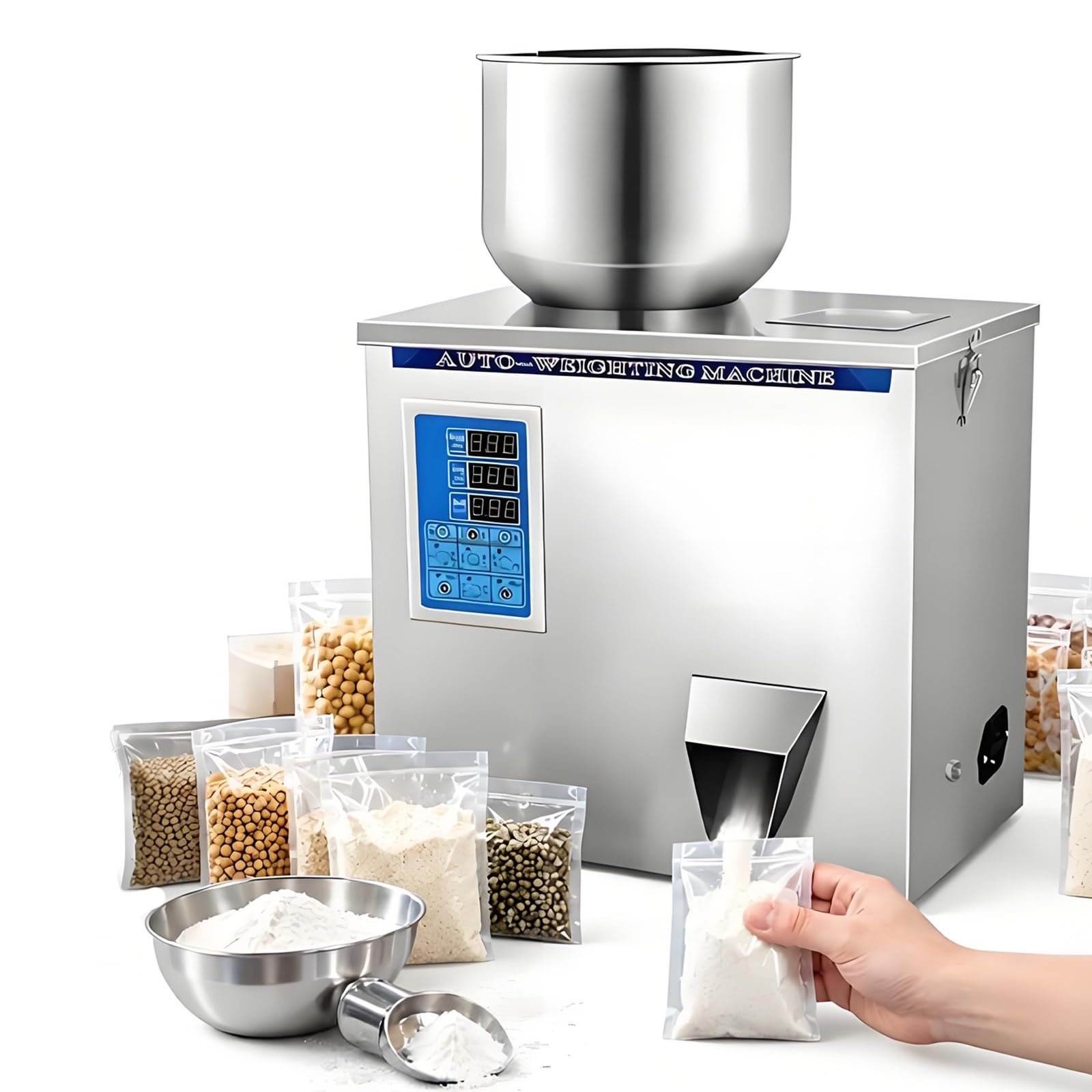 Machine De Remplissage Automatique De Poudre Et De Céréales 100g