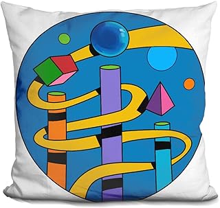 LiLiPi Cojín decorativo decorativo de círculo...