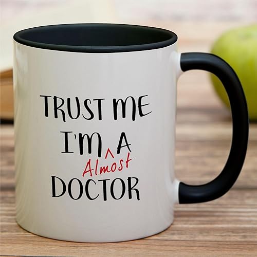 Miniatura 3 de Retreez Taza divertida  Trust Me I'm Almost a Doctor - Tazas de café de cerámica de 11 onzas  Divertido, sarcasmo, sarcástico, motivacional,