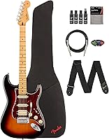 Vista 26 de Fender Player II Stratocaster - Paquete Rojo Coral con Funda, Correa, Cable, Paquete de 3 Púas y Kit de Limpieza de Guitarra