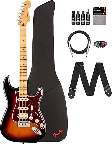 Miniatura 26 de Fender Player II Stratocaster - Paquete Rojo Coral con Funda, Correa, Cable, Paquete de 3 Púas y Kit de Limpieza de Guitarra CORAL ROJO,Cereza (Aged