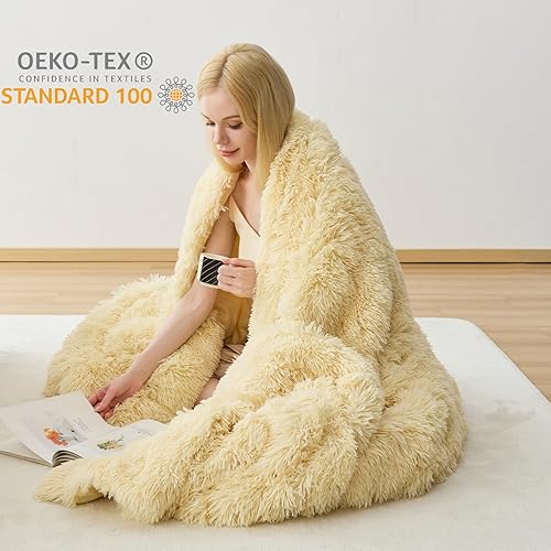 Miniatura 2 de Auemtyn Juego de funda de edredón mullida y esponjosa de 2 piezas, tamaño individual, funda de edredón de piel sintética con cierre de cremallera y