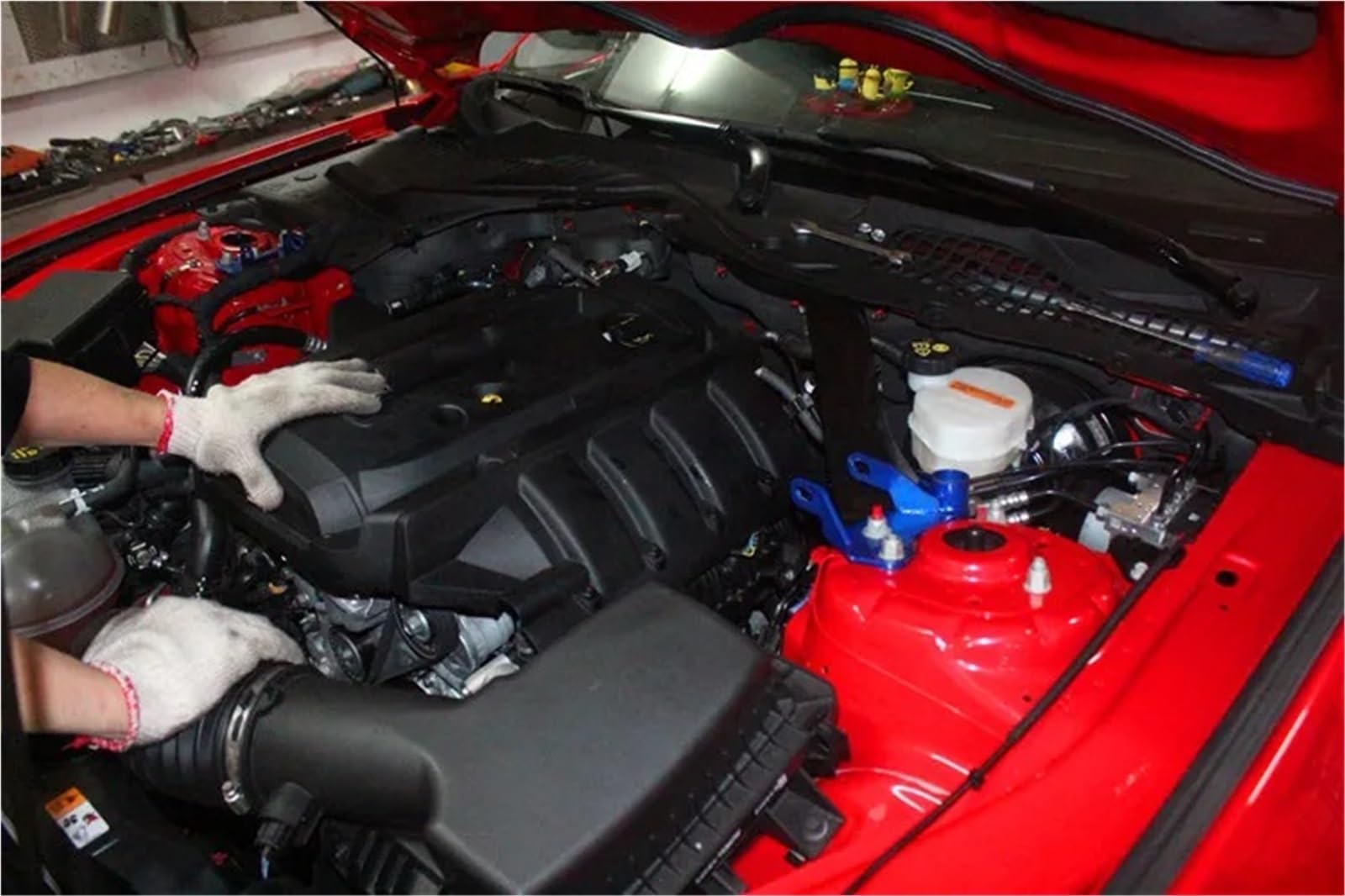 stabilizujące Stabilizator Pasuje do Ford Mustang 2.3 T .7T 5.0L, drążki stabilizatora, układ zawieszenia, drążek napinający, ze stopu aluminium(2.3)