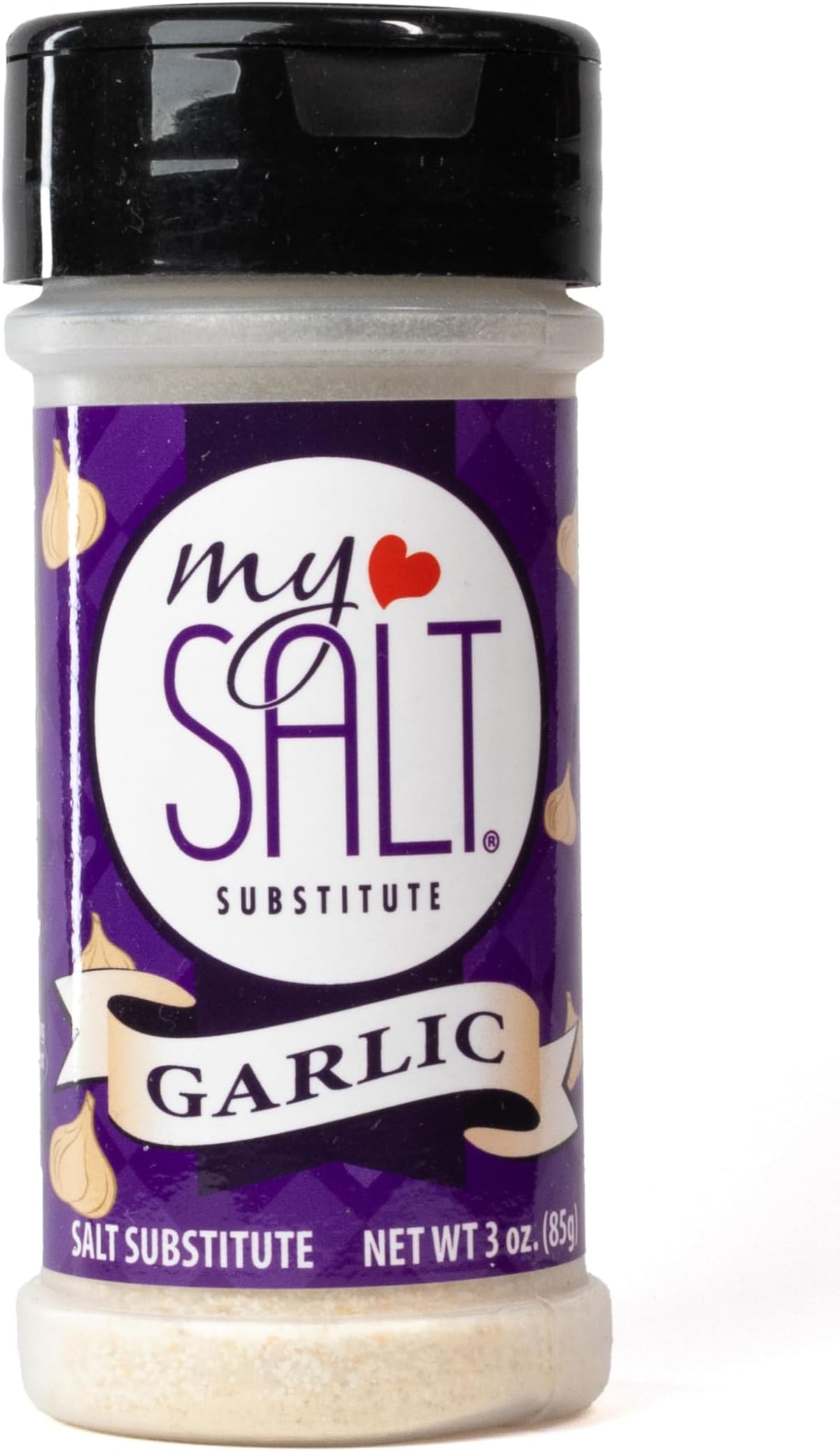 MySALT Garlic – Sodium-Free Garlic Salt Substitute – Clean Label, Cooking, Table Use, Heart Healthy Flavor
