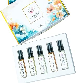 Le Rêve Scents Combo of 5 Unisex Perfume Sprays | Mini Eau de Parfum Set for Men and Women (Combo Set 11) Price In India