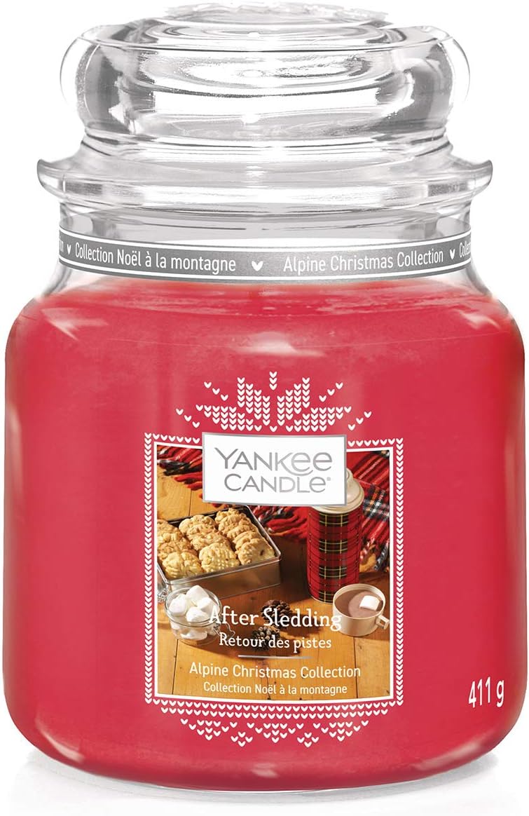 Yankee Candle bougie jarre parfumée, taille moyenne, Retour des pistes