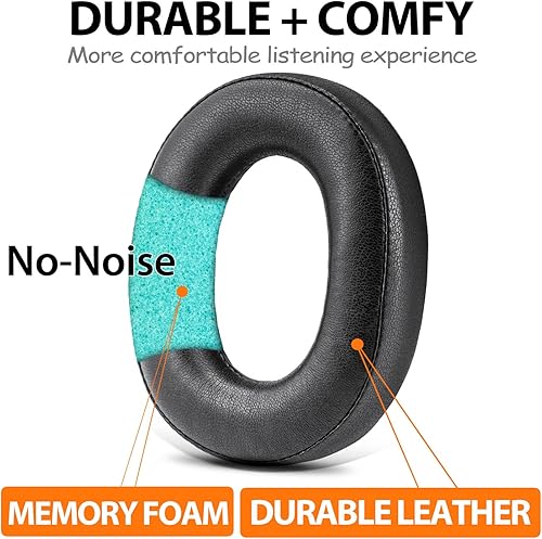 Miniatura 8 de Almohadillas PX7 - TRANSTEK de repuesto de espuma para los oídos compatible con auriculares Bowers  Wilkins Px7 no compatible con PX7 S2 y PX8 cuero