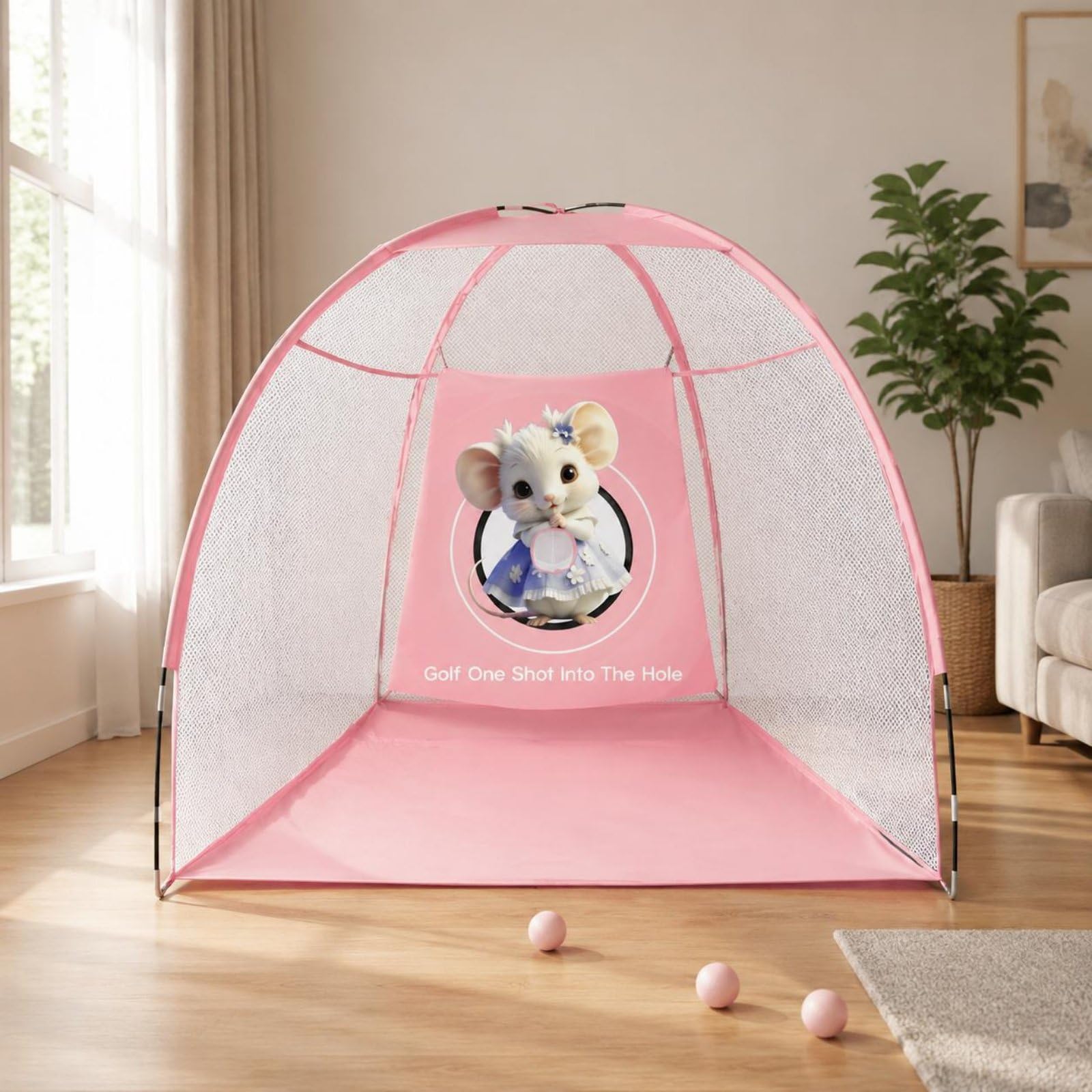 TISHITA Rete da Golf Rete Allenamento Golf Tenda Pratica Golf Rete Golf Bersaglio Struttura Stabile in Fibra di Vetro E Tessuto Resistente Pieghevole E