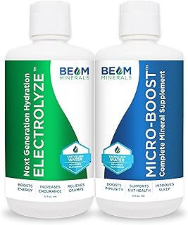 BEAM Minerals Micro-Boost and Electrolyze Advanced Set | Advanced Electrolyte & Micronutrient Support | 100% Bioavailable, Ionized Format